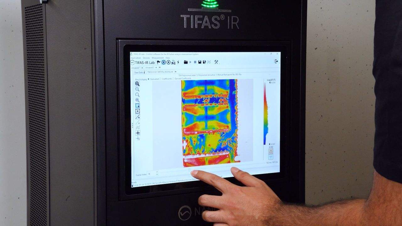 TIFAS displaying IR Image